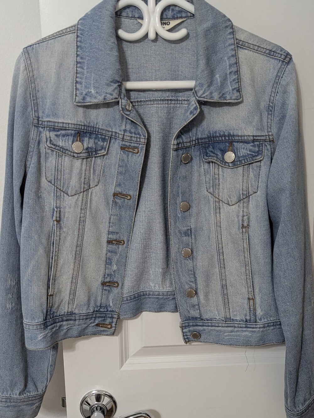 Ci Sono Light Wash Blue Denim Jacket